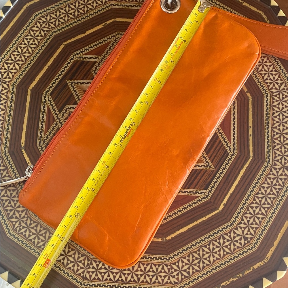 HOBO The Original women's clutch Evening clutch Orange leather - Picture 11 of 11